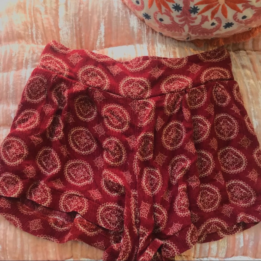 Brandy Melville Red Shorts